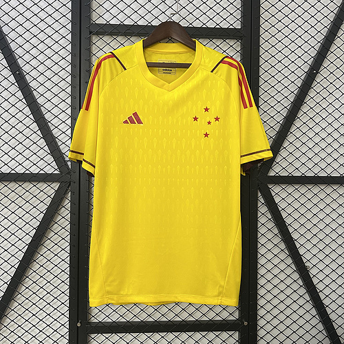 24-25 Cruzeiro Limited Edition Goalkeeper Yellow Jersey S-4XL